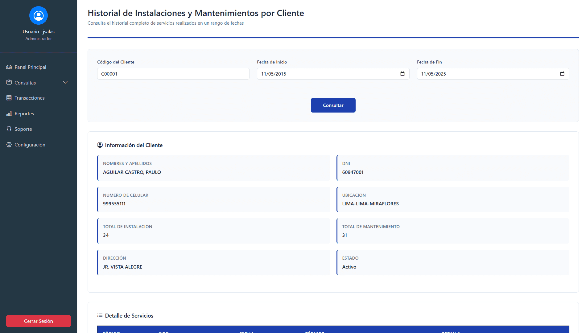 web-app-client-installation-history-query